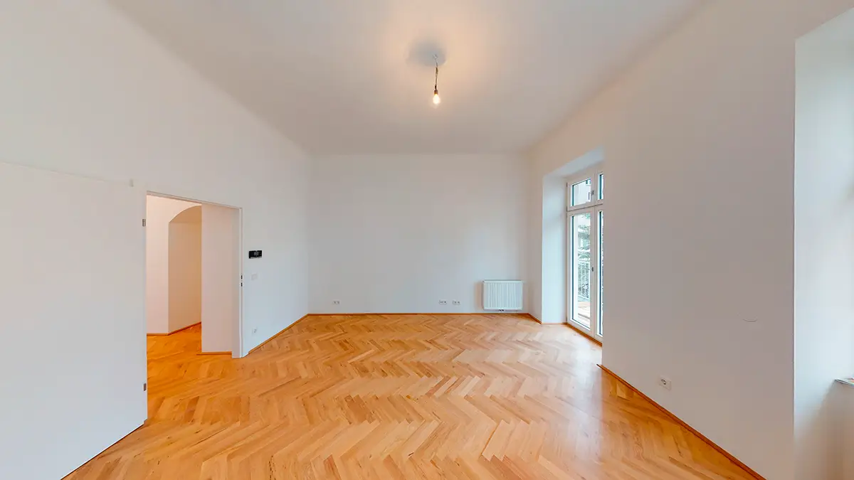 Schlafzimmer unmöbliert