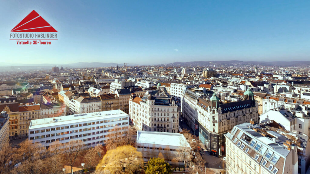 Rundblick vom Haus des Meeres, 1060 Wien